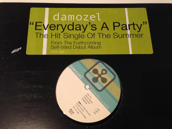 

12inch Record DAMOZEL Everydays A Party MCAR254221 MCA Records 2001 US SoulFunk Used