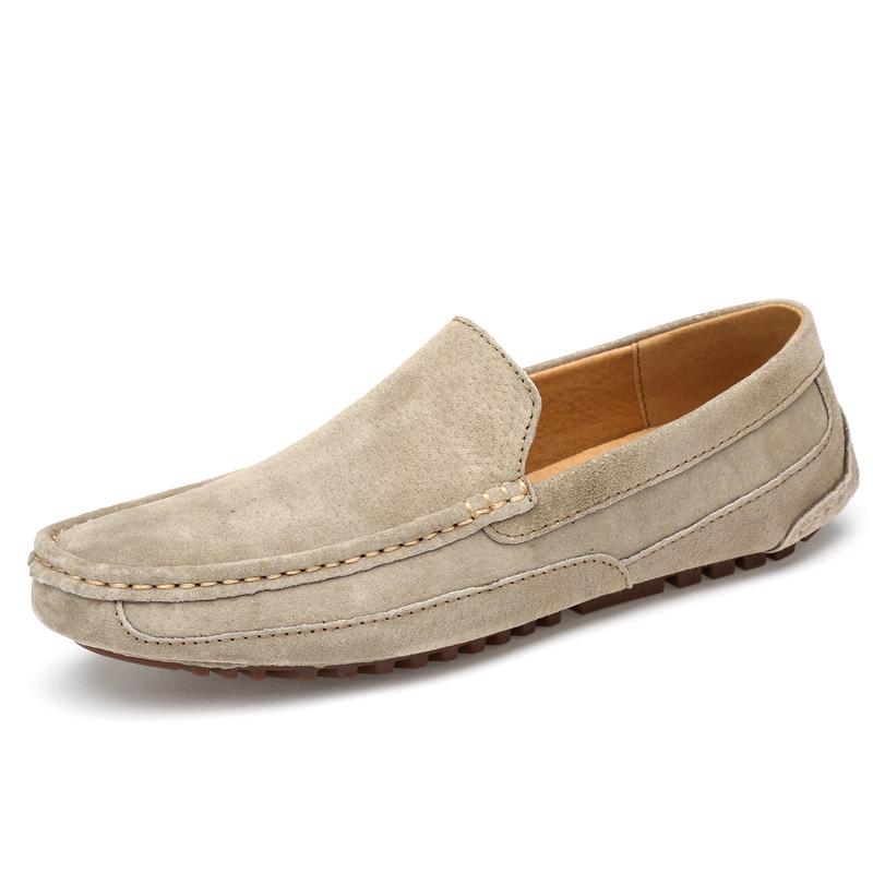 

Spring And Autumn Fashion Simple Boy Solid Color Doudou Casual Shoes Comfortable Breathable Walking Shoes Anti-Slip Versatile 38
