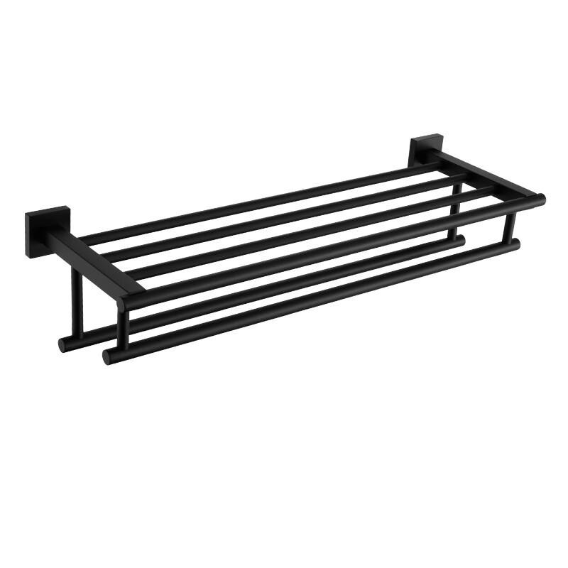 Double-Layer Bathroom Towel Rack