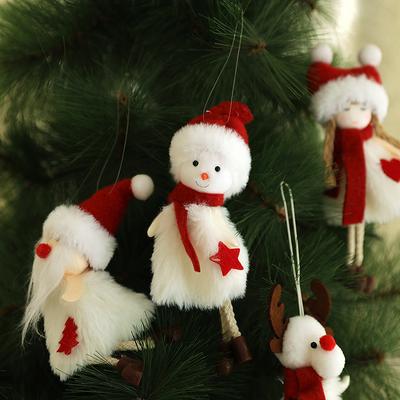 Christmas Tree Hanging Angel Doll Kids Toys New Year Ornaments Pendants Navidad Noel Home Decoration New Year Gifts
