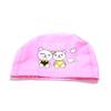 Children's Comfortable Dolphin Swimming Cap - Solid Color PU Coated, Suitable for Boys & Girls.