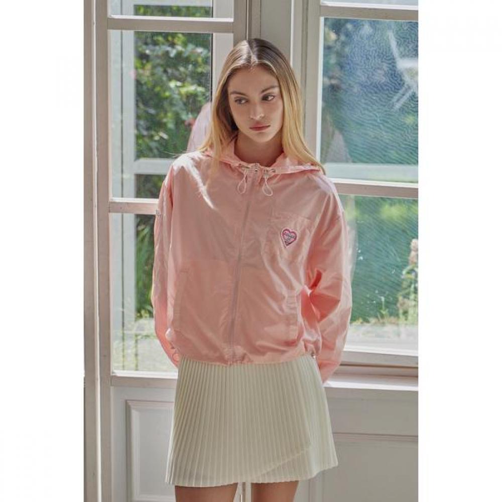 Goxo WIndbreaker Hoodie PInk FallIng In Golf