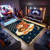 1PC Custom Name Squirrel Dreams Stars Theme Floor Mat Ideal for Living Room, Game Rooms, Office, Bedroom,Floor Mat Playful Design