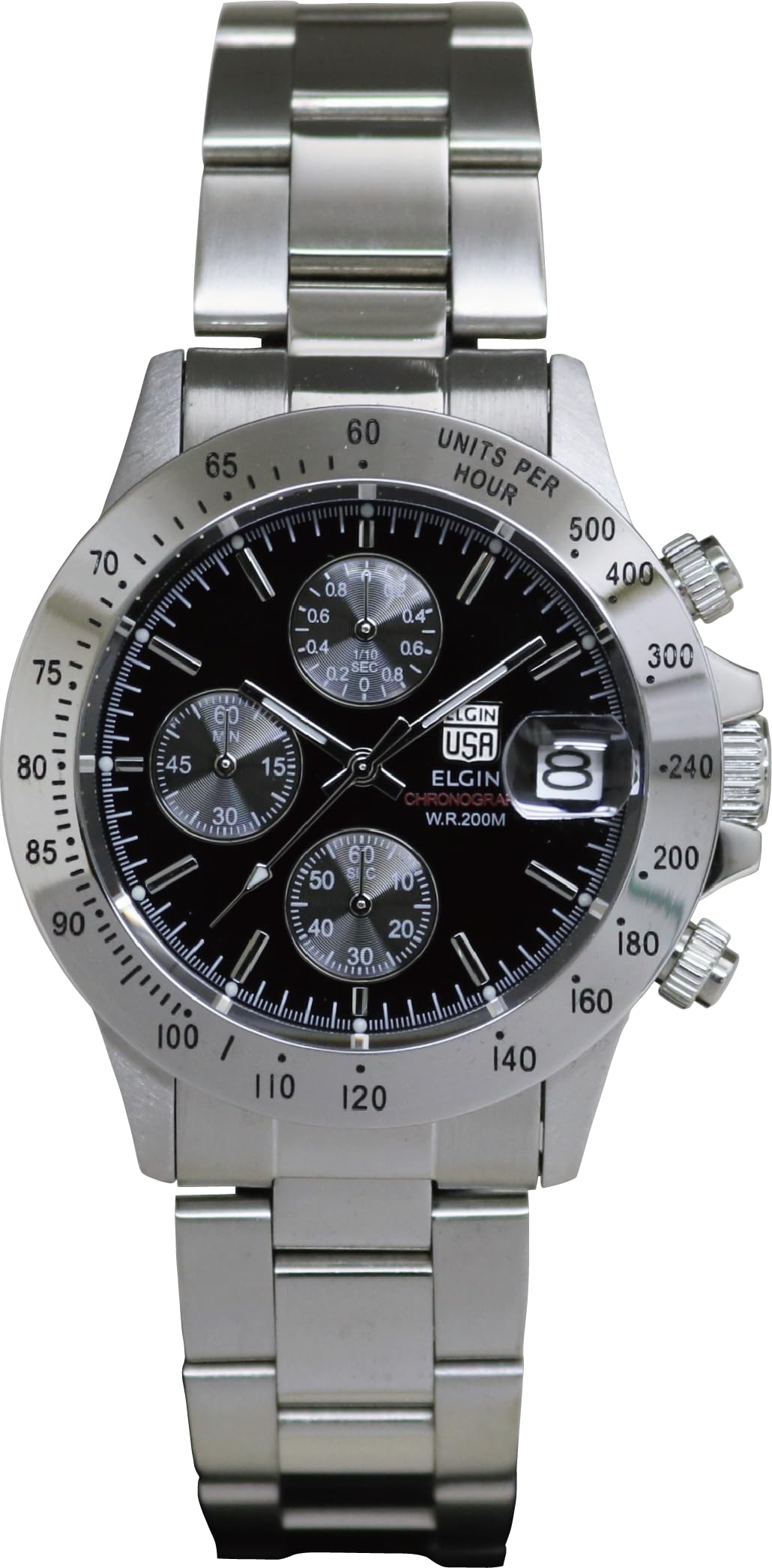 

ELGIN Elgin Chronograph Watch Waterproof FK1184S-B3 Men s