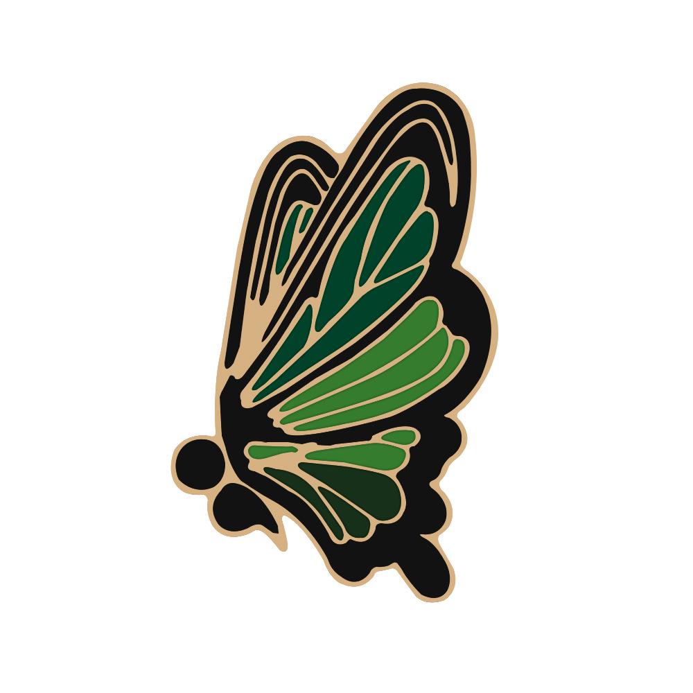 Colorful Butterfly Brooch: Exquisite Metal Pin for Clothes, Bags, and Corsage Accessories
