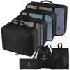 Travel Pouch 7-Piece Set Storage Packing Cube Organizer Clothing Overseas Hospital Convenience Small Item Holder Large Capacity Ultra Lightweight