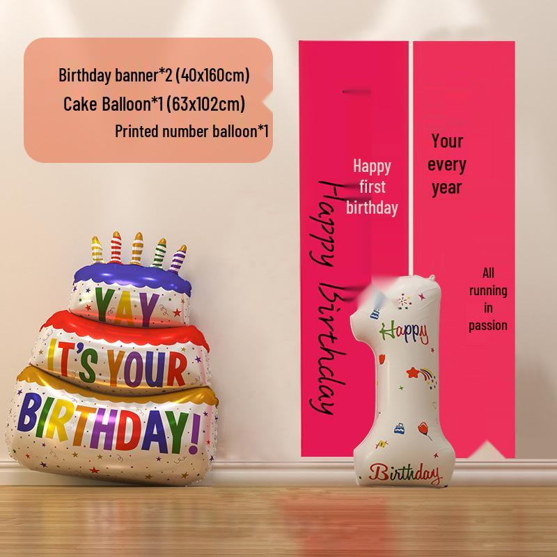 Colorful Thickened Spiral Twist Balloons for Baby's First Birthday Decoration