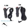 3/1.5M Car Lighter Power connector cord Cable Adapter On/Off Switch to DC 12V 3.5mmx1.35mm 3.5 for Radar Detector