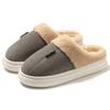2025 winter new large size cotton slippers home indoor piled thickened warm non-slip comfortable slippers