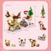 Christmas Street Scene Elk Puzzle Puzzle Children's Building Block Toys