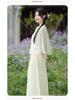 2025 Summer Retro Embroidery Tang Suit & Wide-Leg Pants Hanfu Set
