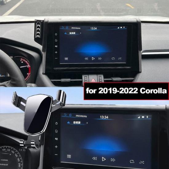 360 Degree Rotation Car Phone Holder For 19-24 Toyota Corolla 8inch Accessories