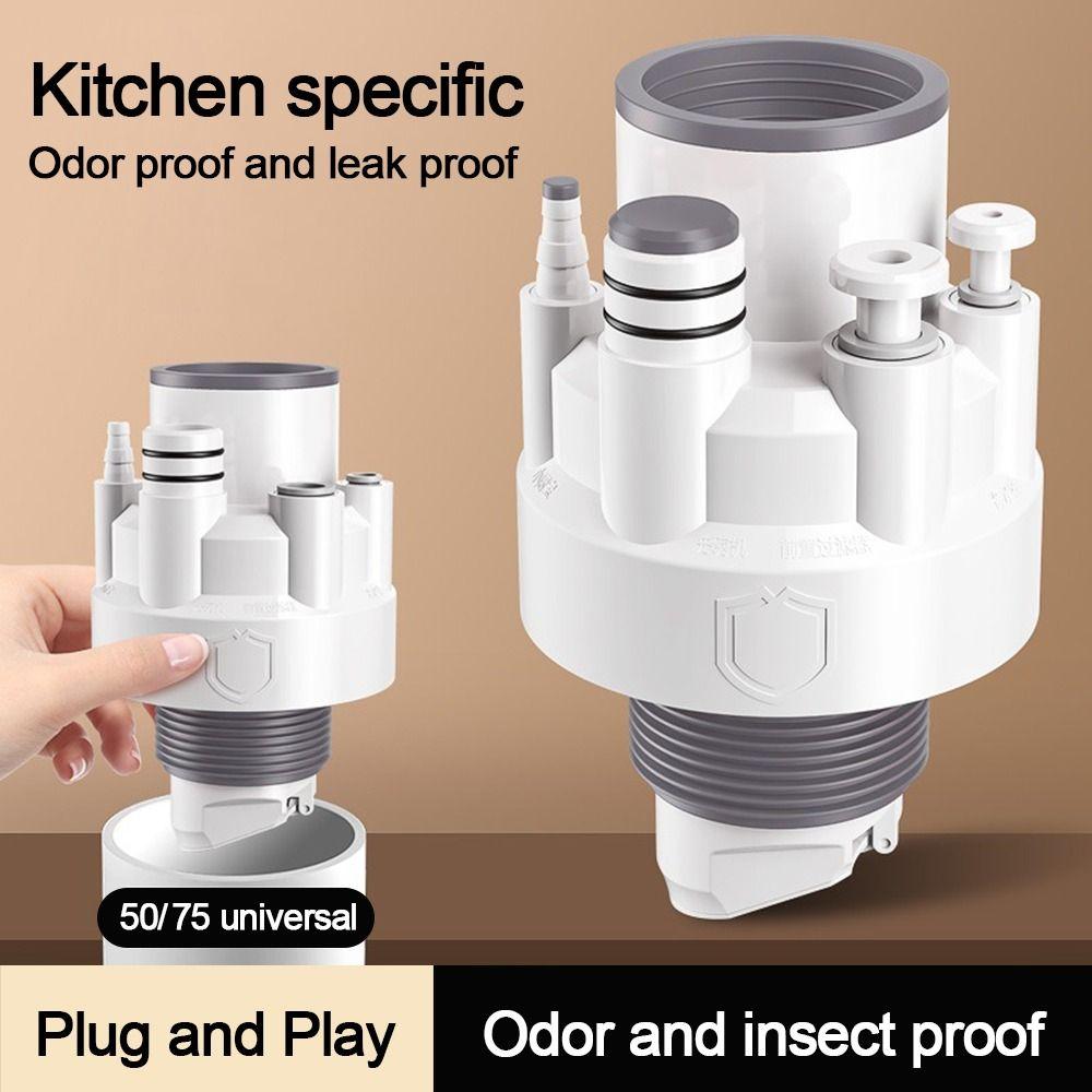 Sealing Ring Sink Drain Pipe Adapter Drainage Water Pipe Joint Washing Machine Drainage Supplies