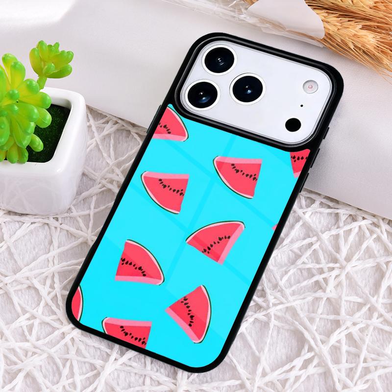 Cute Watermelon Pattern Phone Case for iPhone 17 Air 16 15 11 12 14 13 Pro Max Shockproof Cover