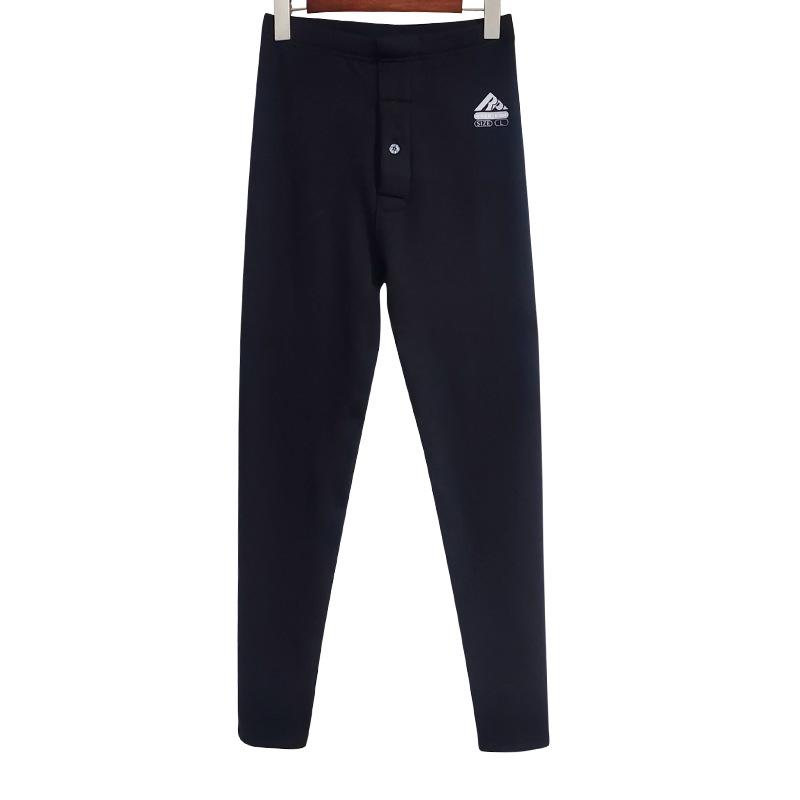 Pantalones cálidos de terciopelo de lana y seda de cintura alta para hombre con ácido hialurónico, leggings hidratantes ajustados para mujer.