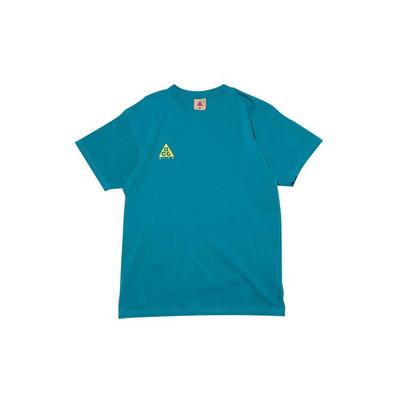 ACG Ležérne pánske tričko s krátkym rukávom a malým logom Svetlo-smrekovo-zelená BQ7343-379
