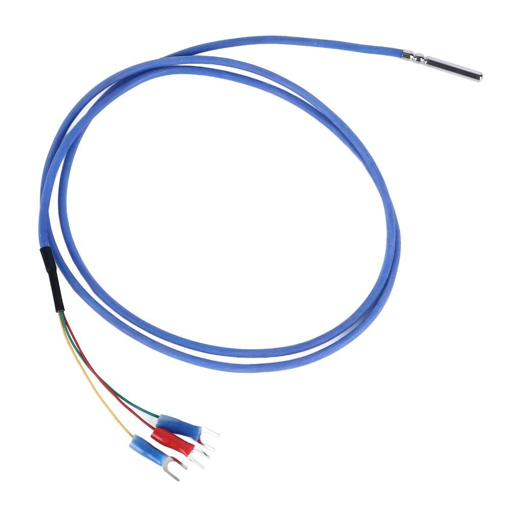 Stainless Steel PT100 Temperature Sensor PTFE Wire Thermistor Probe  Liquid Temperature Measurement