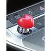 1pc Heart Shaped Car One Key Start Button, Personalized and Creative Ignition Ring Button Decoration