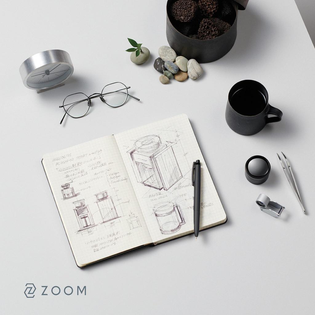 ZOOM C1 Mechanical Full Stylish and Pencil, 0.5mm, Black, Popular, SH-ZC1C