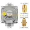 L8RE Explosions Proof Gases Regulator Low Pressure Valves Gases Regulator Conversion Adapter Suitable for Household Stove