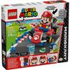 LEGO Super Mario Mario Kart Toy Set with Mario Figure and Standard Kart for Kids Ages 7-9