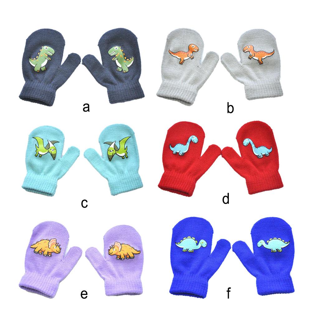 1 Pair Kids Mittens Fingers Warmer Thermal Clothing Accessory Mitt Finger Warming Cover Knitted Toddler Mitten for Winter