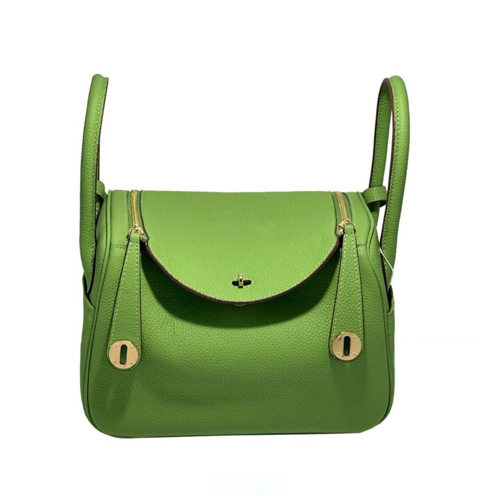 In Stock, One Piece Will Be Sent On Behalf of the First Layer of Cowhide TOGO Leather Lindy Bag, Doctor Bag, Genuine Leather Shoulder Portable