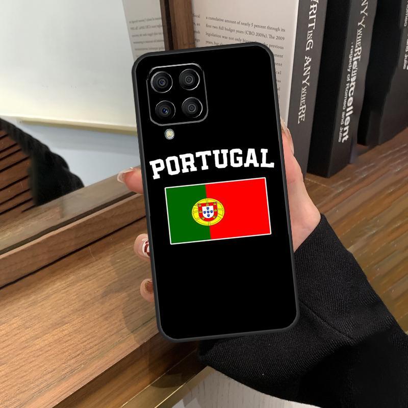 Portugal Flag Case For Samsung Galaxy M56 M16 M36 M33 M53 M13 M12 M32 M52 M20 M15 M55 M31 M14 M35 M34 M54