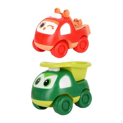 Caminhão de Desenho Animado Movido a Fricção Colecionável Lembrancinhas de Festa Pequenos Caminhões de Engenharia Puxar Para Trás
