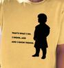 Tyrion Silhouette T-Shirt | GoT Inspired Quote, 'I Drink And I Know Things' Tee