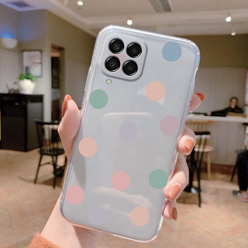 For Samsung Galaxy M33 5G Case Cute Cat Cartoon Protective Soft Silicone Phone Cases For Samsung M 33 GalaxyM33 Bumper Clear Bag
