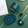 400ml Smart Ceramic Cup Coaster Warmer Thermostatic Coffee Heating Electric Mug Set Milk Tea Heating Water Coffeeware