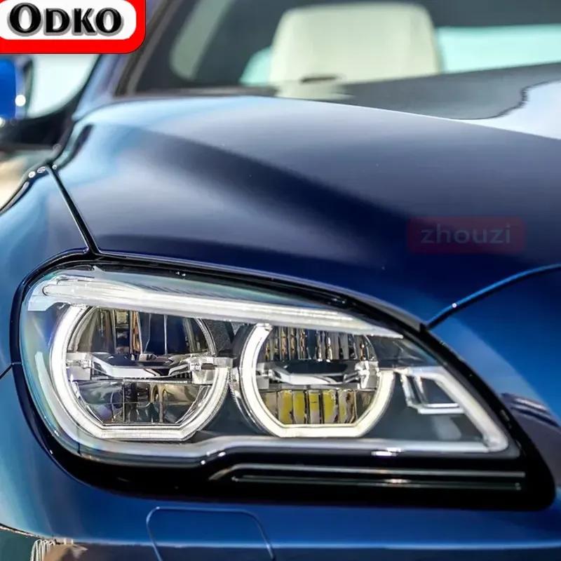 Per BMW Serie 6 F06 F12 F13 M6 GT G32 2 Pezzi Pellicola Protettiva Nera Oscurante per Fari Auto Adesivo Vinile Trasparente TPU Accessori