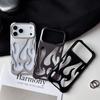 Neue 3D-Flammenmuster Hohl Dünne Handyhülle Für iPhone 17 16 15 14 13 12 11 Pro Max 15 14 16 Plus 17 Air Stoßfeste Hülle