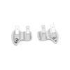 2Pcs/Set Double Glossy Tooth Caps Gold Silver Color Fangs Dental Grills  for Women Men