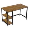 Small Simple Desk With Shelves Alder 120X60X75 Vb9A Begryf