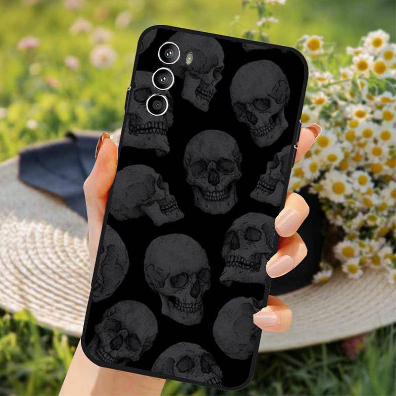 Grim Reaper Skull Skeleton Phone Case for Moto G84 G22 G32 G42 G52 G62 G53 G72 G60 G60S G100 G10 G20 G30 G13 G50 G 5G G Pure