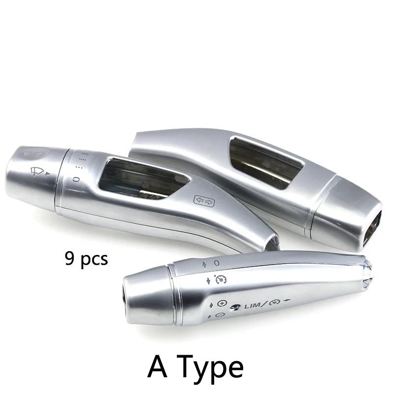 

For Mercedes Benz C E S-Class CLA GLS GLC CLK Accessories Automotive Design ABS Wiper Shifter Cruise Glitter Coverage Stickers A Type