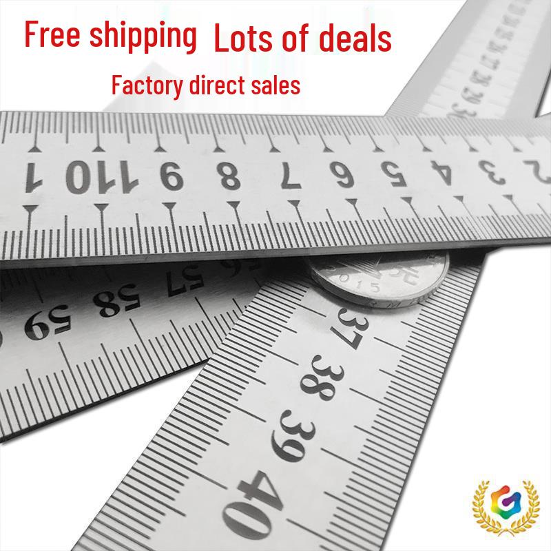 Утолщенная линейка из нержавеющей стали: 20/30/50/60 см, 1/2 метра, 1,5 метра