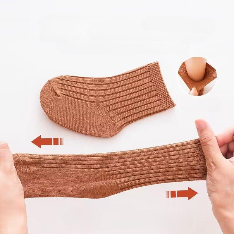 5 perechi Șosete groase Copii Iarnă Șosete Lână Călduțe Șosete Bebeluși Fete Băieți Sosete Solide