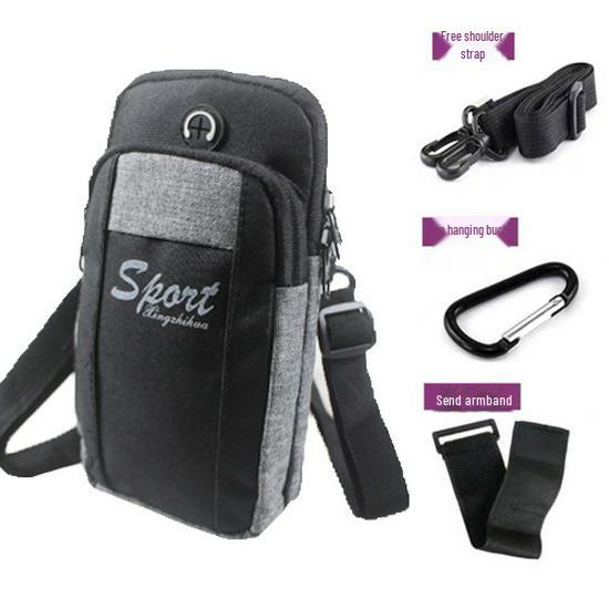Unisex Waterproof Nylon Waist and Shoulder Bag for Sports and Outdoor Activities
