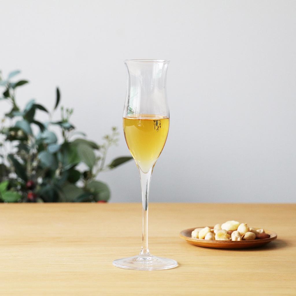 Adelia Brandy Glass Clear 105ml Luigi Bormioli Grappa 105 C359 Set of 6 Crystal Glass J-6468