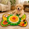 Bone‑Shaped Pet Snuffle Mat Dog Nose Work Training Puzzle Toy Colorful Foraging Mat Stress Relief Slow Feeding Interactive Play Mat for Dogs