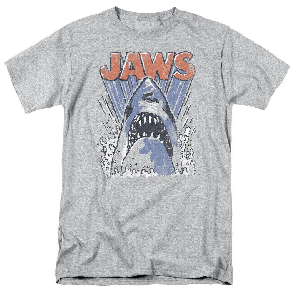 

Футболка в стиле ретро «Jaws ​​Comic Splash Shark Movie» Спортивная футболка унисекс S