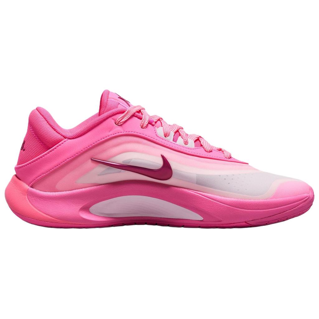 New Nike A'One Anti Slip Wear Resistant Low Top Basketball Shoes Unisex Pink FZ8606-601