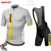 Completo da Ciclismo a Maniche Corte Mavic Set di Bretelle Abbigliamento da Strada Uomo