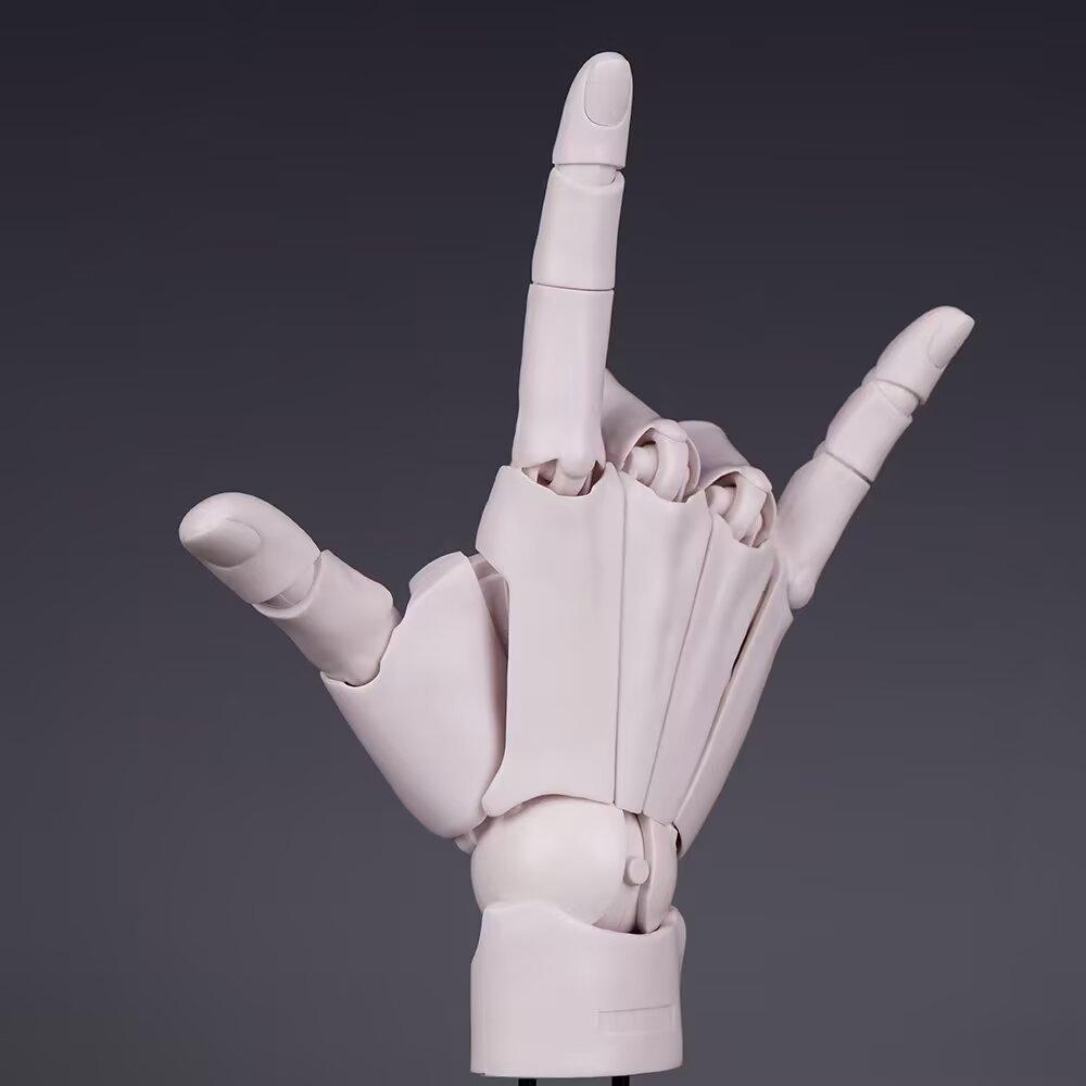Super Movable 1:1 Hand Model, Finger Joint, Bionic, Painting Plain Art, Model Ornament Boxed Figure
