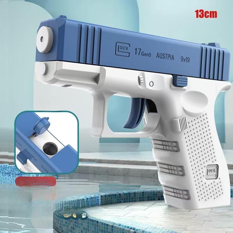 Glock Water Gun Children's Toy, Water Spray, Water Play, Large-capacity Press, Continuous Water Gun Children's Toy Gift