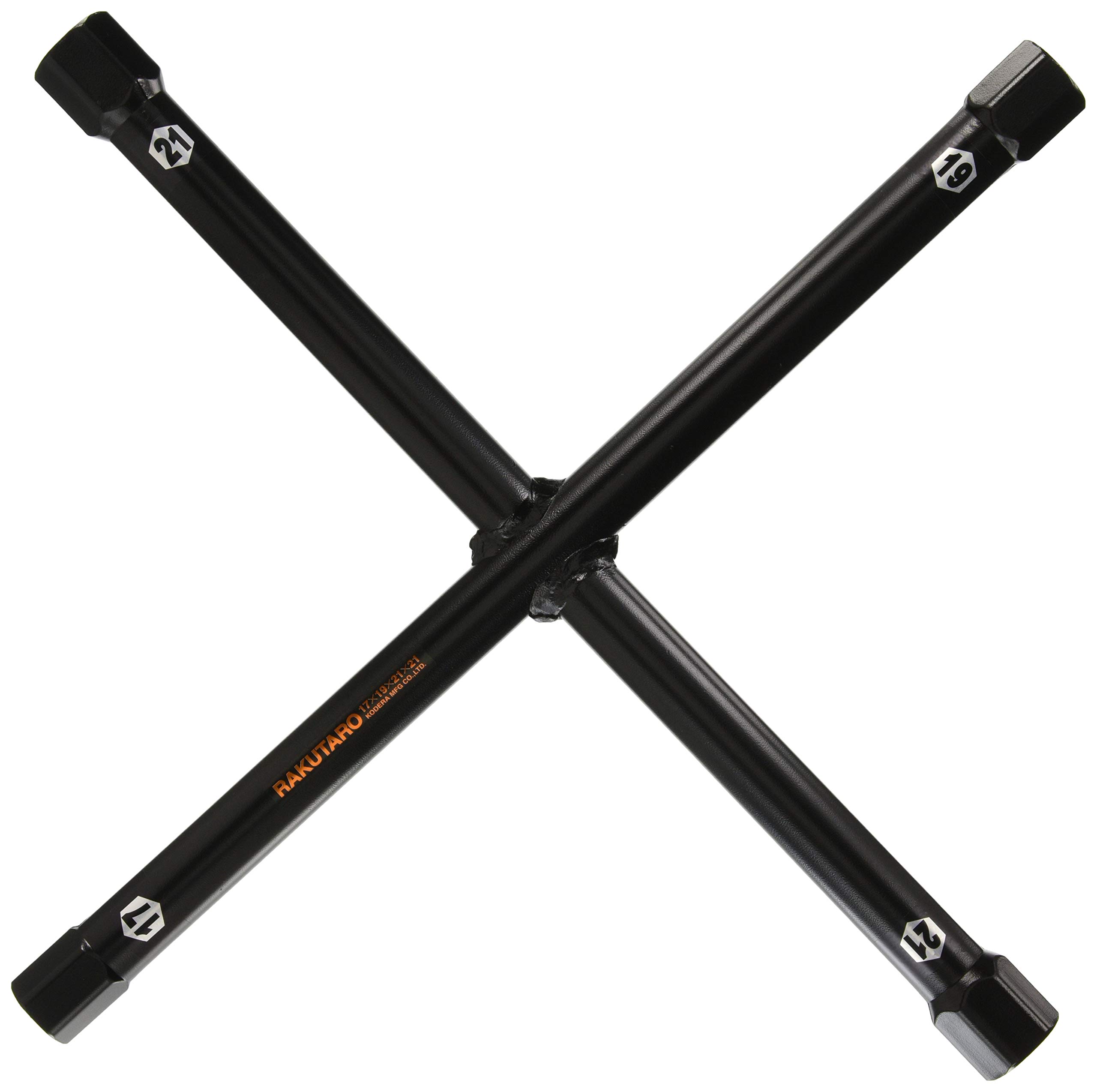 

Koji Seisakusho KDR Pipe Type Cross Wrench Rakutaro 17×19×21×21 PWW-1721 чёрный