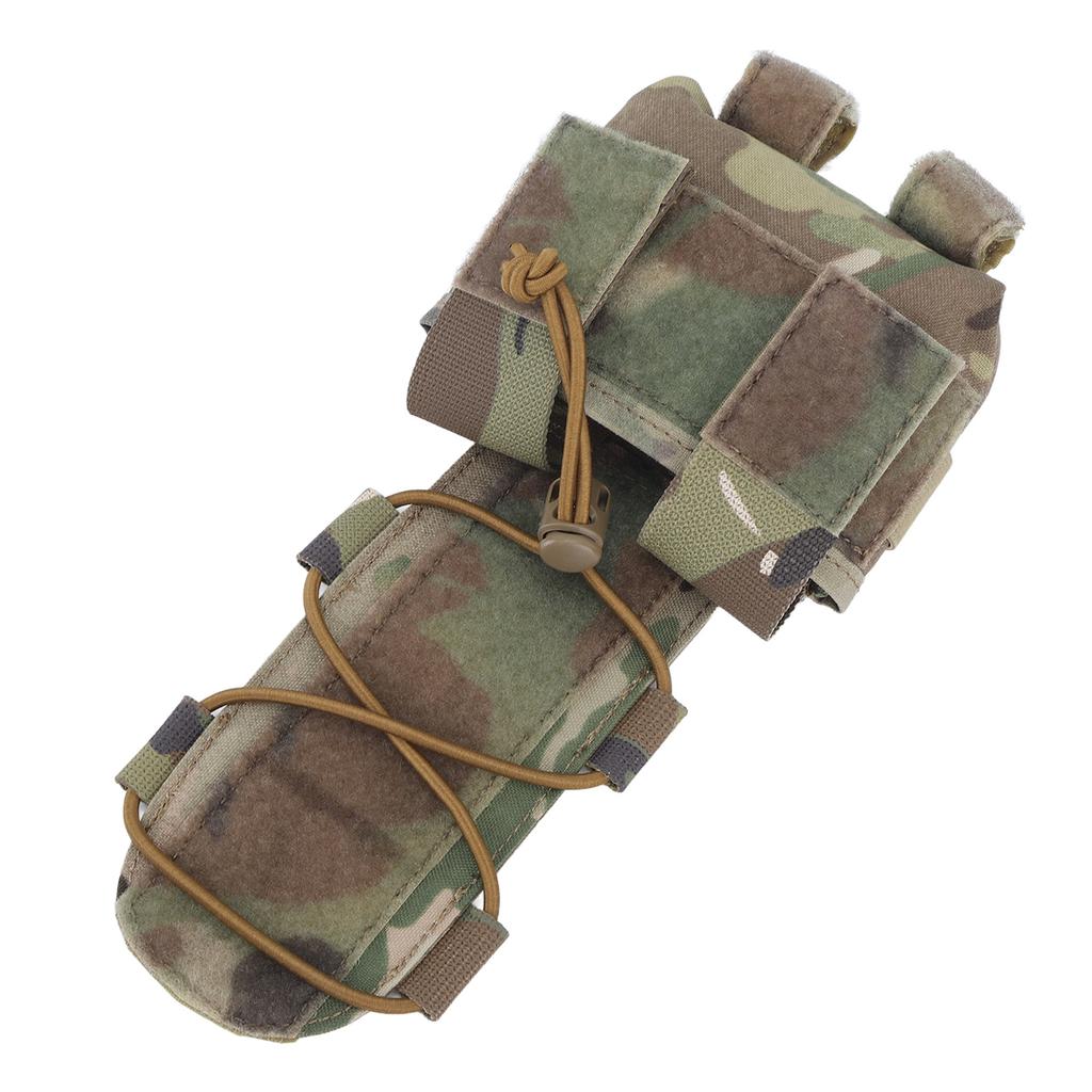 Helmet Battery Pouch for MK2 Kaudura Helmet Battery Pack Storage Bag Accessory with Hook and Loop for Shooting Cycling